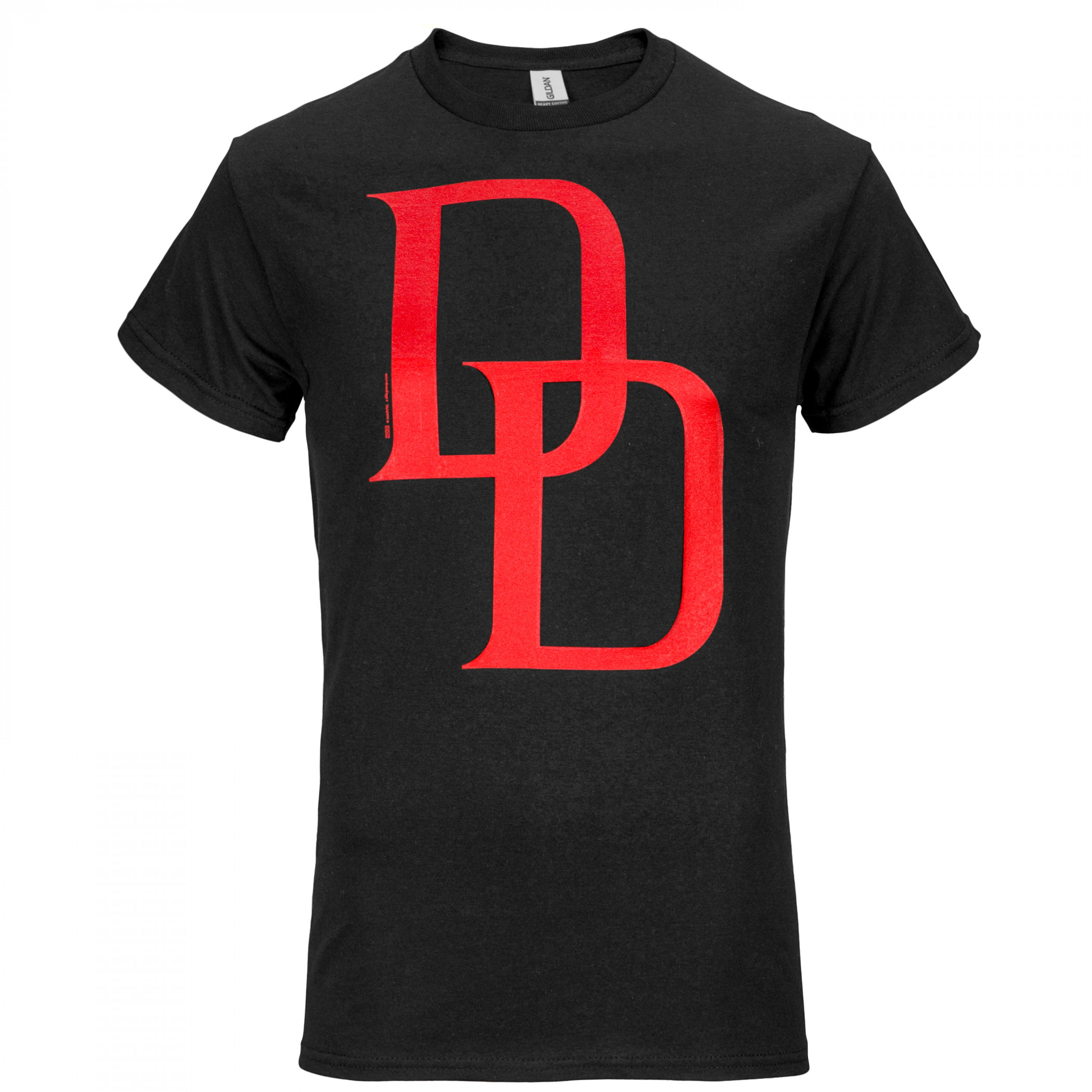 Daredevil Classic Logo Red on Black T-Shirt